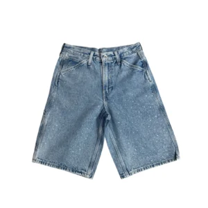 V2 "Rhinestone" Jean Shorts