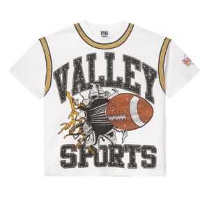 Vale "Classic Football Bling" White T-Shirt
