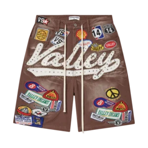 Vale 1980s Brown Jean Shorts