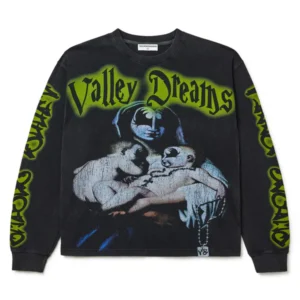 Vale "Heavy Metal" Black Long Sleeve T-Shirt