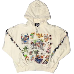 Forever Situated Clown7 Zip-Up Hoodie