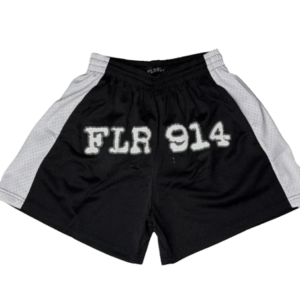 FLR 914 "Uniform" Black/White Mesh Shorts