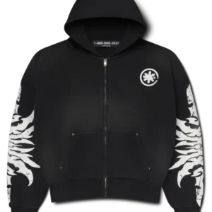 Lost SHDWS COMPLEXCON Acid Wash Zip-Up Hoodie