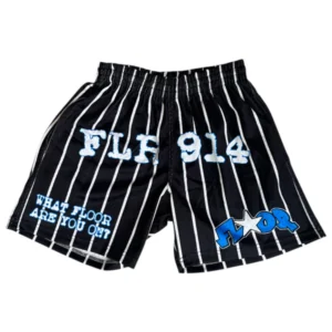 FLR 914 "Magic" Black Mesh Shorts