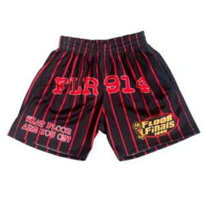 FLR 914 "96 Finals" Black/Red Mesh Shorts