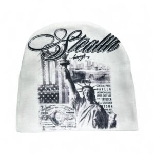 Stealth Liberty White Beanie