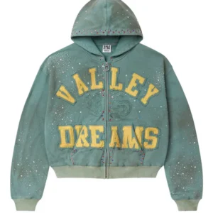 Vale "Classico" Mint Zip-Up Hoodie