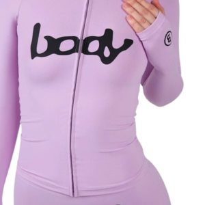 Body By Raven Tracy Basics Hoodie (Lavender/Black)