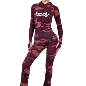 Body By Raven Tracy Basics Leggings (Berry Camo)