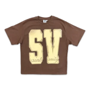 Saint Vanity "SV" Brown T-Shirt