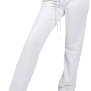 Body By Raven Tracy University Sweatpants 2.0 (Eggshell White/Pink)