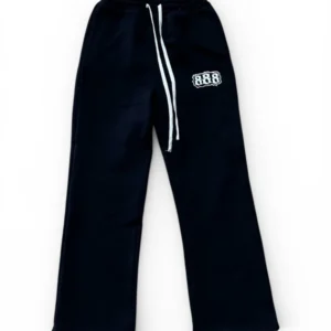 Louev 888 "Puff" Black/White Sweatpants