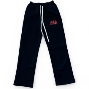 Louev 888 "Puff" Black/Red Sweatpants