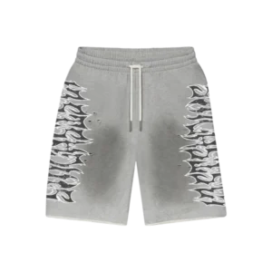 Lost SHDWS "Graphic" Grey Sweat Shorts