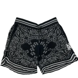 Amiri "Bandana" Black/White Shorts