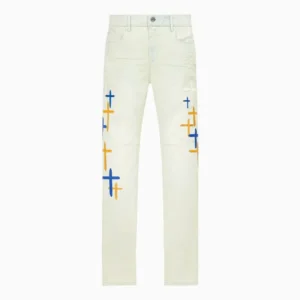 RTA Jeans "Stormy Sky Cross Patch"