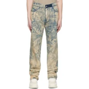 RTA Jeans "Blue & Beige Jonas Jeans"