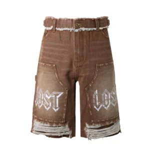Lost Intricacy "Sandstorm" Carpenter Jean Shorts