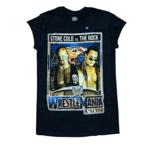 WWE Stone Cold vs The Rock Sleeveless T-Shirt