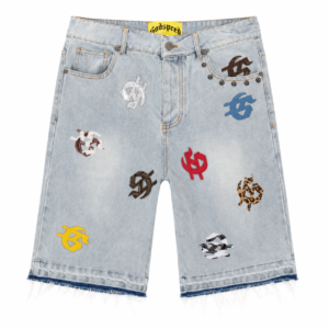 Godspeed "Infinity" Jean Shorts (Multi Color)