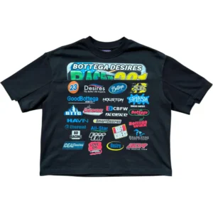 Bottega Desires "Race" Black T-Shirt