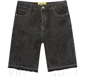 Godspeed "Infinity" Jean Shorts (Black Wash)