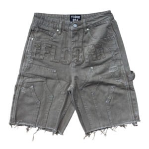 Floor 914 "Workman" Jean Shorts (Tan Wash)