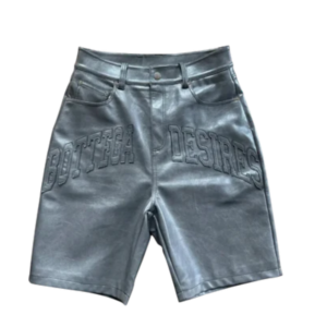Bottega Desires "Leather" Grey Shorts