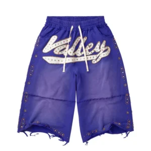 Vale "Skittles" Sapphire Blue 3 Quarter Sweat shorts