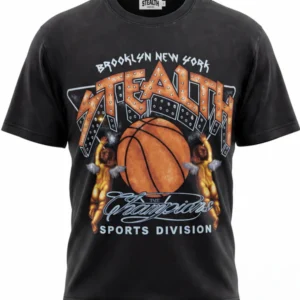 Stealth "Sports Angels" Black Bling T-Shirt