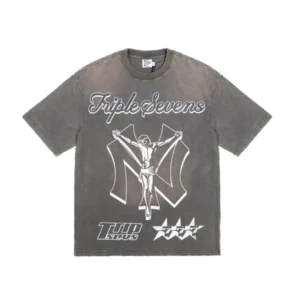 Triple 7 "NY Savior" Grey T-Shirt
