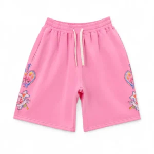 We Are Righteous "Pink Risen King" Cotton Shorts